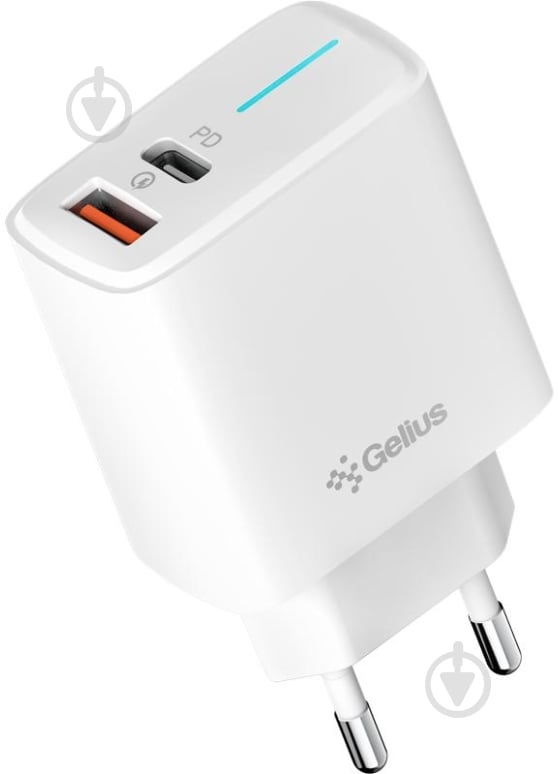 Зарядний пристрій Gelius Radiance GP-HC058 1Type-C + 1USB - фото 2