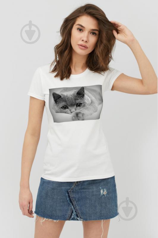 Футболка YAPPI Basic WW1292 р.S білий - фото 1