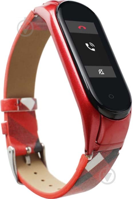 Змінний ремінець Xiaomi Smart Band для Mi Band 4/3 Print Pattern red 589081 - фото 1