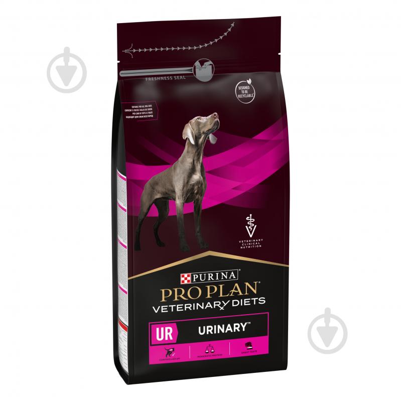 Корм сухий проти струвітних каменів для усіх порід Purina Pro Plan Veterinary Diets UR Urinary 1,5 кг - фото 1