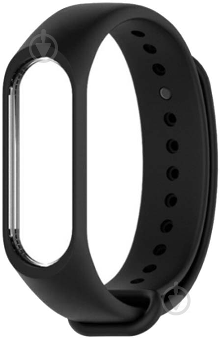 Змінний ремінець Xiaomi для Mi Smart Band 3/4 black 619353 - фото 1