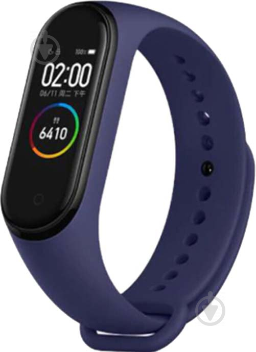 Сменный ремешок Xiaomi для Mi Smart Band 3/4 blue 619356 - фото 1