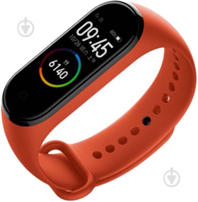 Змінний ремінець Xiaomi для Mi Smart Band 3/4 orange 619357 - фото 1