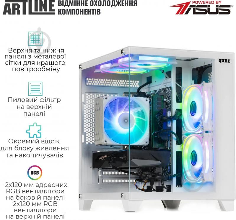 Компьютер Artline Gaming X43WHITE (X43Whitev60) white - фото 3