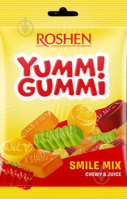 Цукерки желейні Yummi Gummi Smile Mix 70 г - фото 1