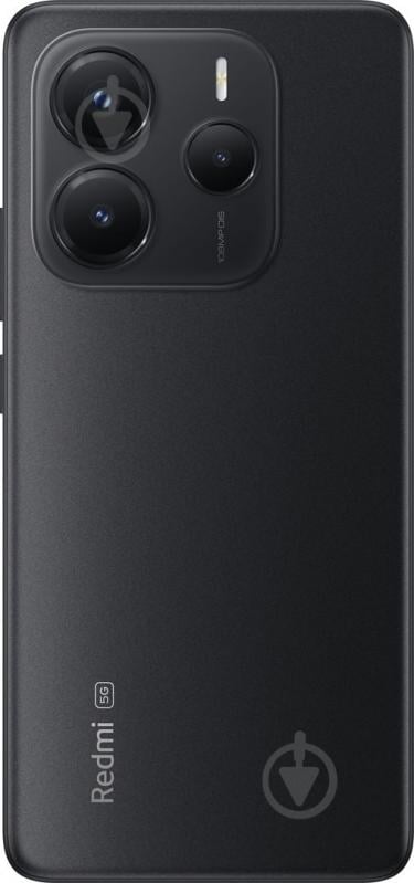 Смартфон Xiaomi Redmi Note 14 5G 6/128GB midnight black (1123264) - фото 5