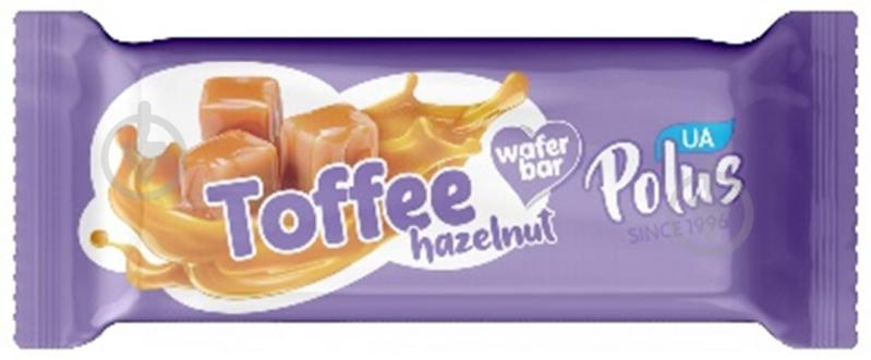 Батончик вафельный Polus MIX "TOFFEE & HAZELNUT" 30 г - фото 1