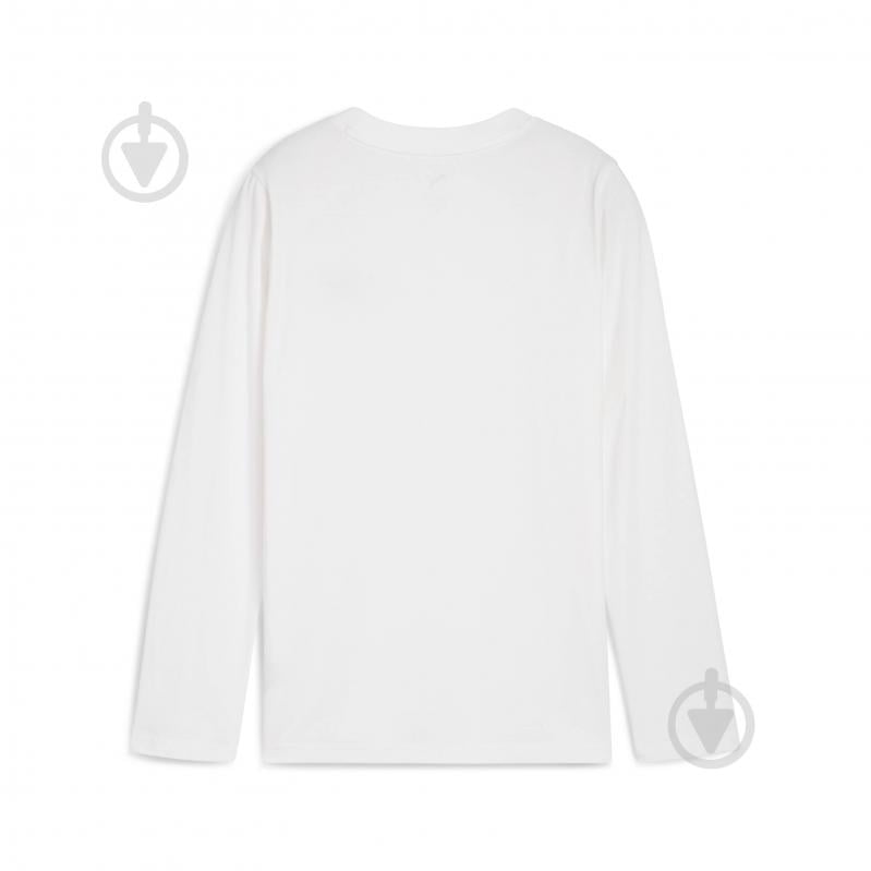 Футболка Puma ESS No. 1 Logo Longsleeve Tee B 69072602 р.140 белый - фото 2 Футболка Puma ESS No. 1 Logo Longsleeve Tee B 69072602 р.140 белый - фото 2
