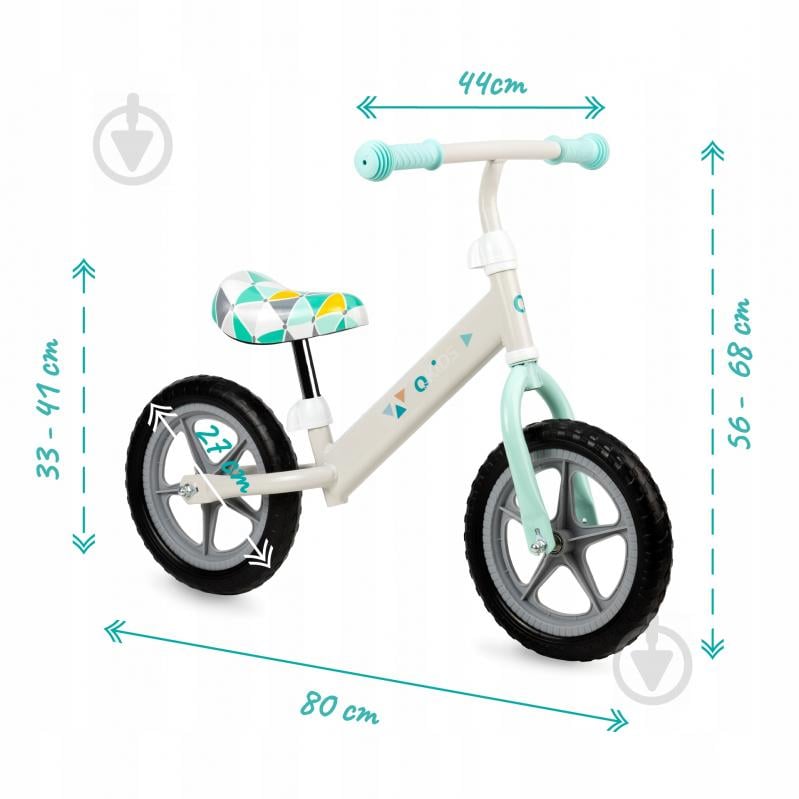 Біговел Qkids Fleet бірюзовий із сірим QKIDS00001 - фото 8