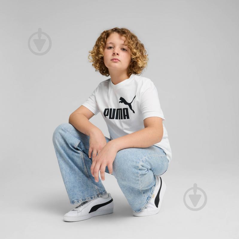 Футболка Puma ESS No. 1 Logo Tee B 68490602 р.152 білий - фото 3