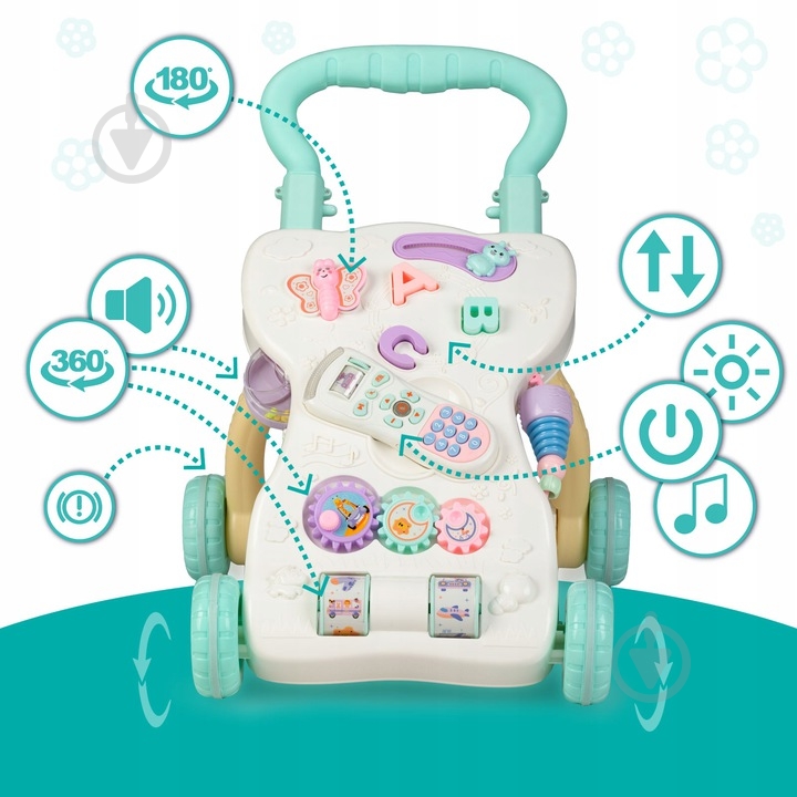 Ходунки інтерактивні Qkids Pullo blue KIDS00000015 - фото 4 Ходунки інтерактивні Qkids Pullo blue KIDS00000015 - фото 4