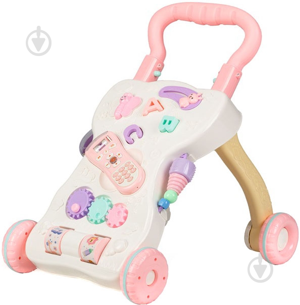 Ходунки интерактивные Qkids Pullo pink KIDS00000016 - фото 1 Ходунки интерактивные Qkids Pullo pink KIDS00000016 - фото 1