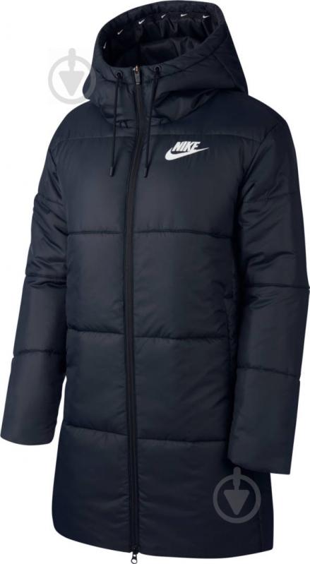 Пальто жіноче демісезонне Nike W NSW SYN FILL PARKA HD CJ7580-010 р.S чорне - фото 1