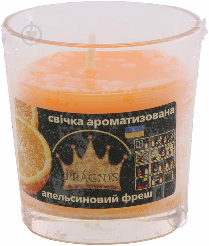 Свічка ароматична Pragnis Апельсиновий фреш GA68-ORF - фото 1