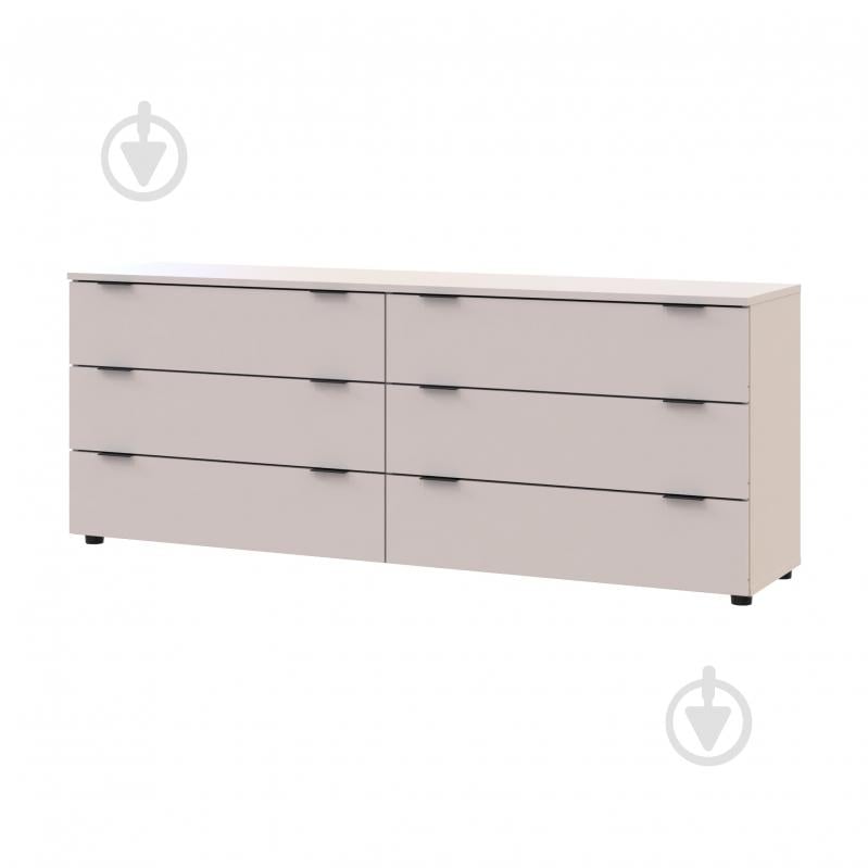 Комод Doros Рон 9 1600x620x380 мм кашемір/кашемір - фото 1 Комод Doros Рон 9 1600x620x380 мм кашемір/кашемір - фото 1