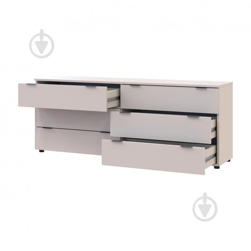 Комод Doros Рон 9 1600x620x380 мм кашемір/кашемір - фото 2 Комод Doros Рон 9 1600x620x380 мм кашемір/кашемір - фото 2