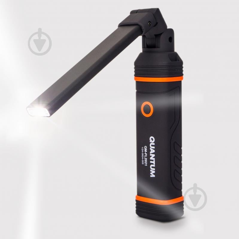 Світлодіодний ліхтарик Quantum QM-FL2021 ACCORD 4W COB+SMD з Type-C 400 Lm [019] Black QM-FL2021 - фото 4