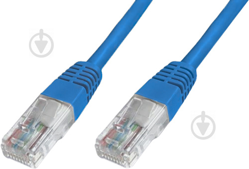 Патч-корд Digitus UTP 5е RJ 45 0.5 м blue (DK-1511-005/B) - фото 1