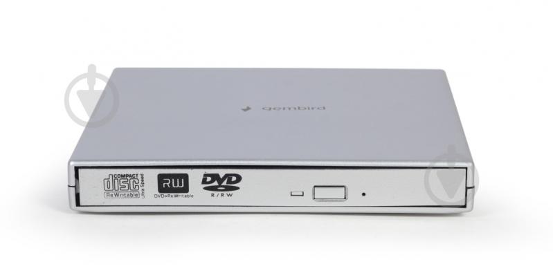 Оптичний привід Gembird DVD-USB-02-SV, USB 2.0 DVD-USB-02-SV - фото 3