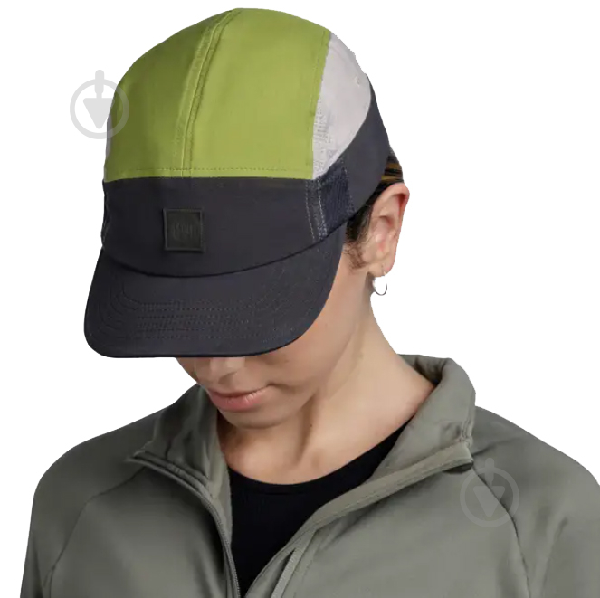 Кепка BUFF 5 PANEL CAP BU 125314.901 L-XL зеленый - фото 5