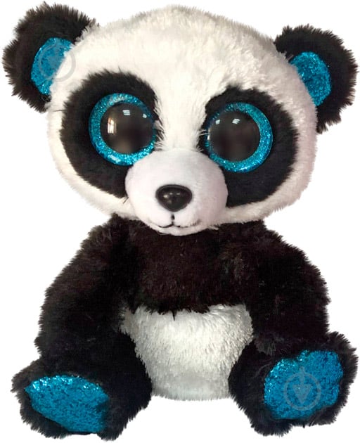 Мягкая игрушка TY Beanie Boos Панда 15 см черный с белым 36327 - фото 1