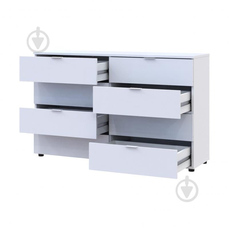 Комод Doros Рон 8 1300x810x380 мм білий/білий - фото 2