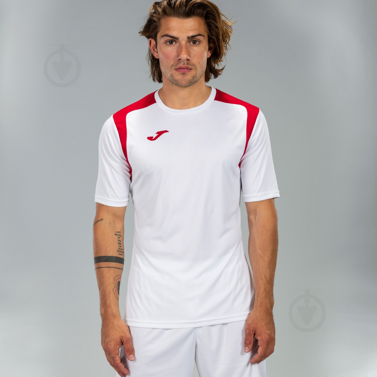 Футболка Joma T-SHIRT CHAMPIONSHIP V WHITE-RED S/S 101264.206 р.6XS5XS білий - фото 2