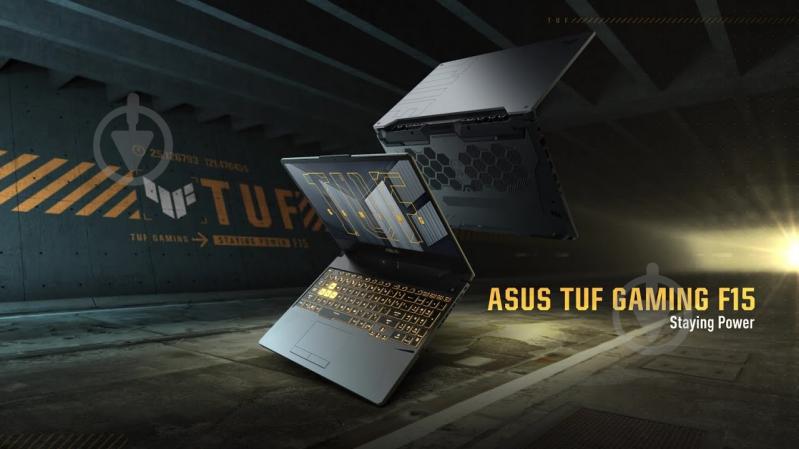 Ноутбук Asus TUF Gaming F15 FX506HC-HN004 15,6" (90NR0724-M00NU0) black - фото 15