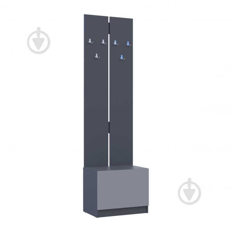 Вішалка для одягу Doros Сола 2150х600х400 мм графіт - фото 5