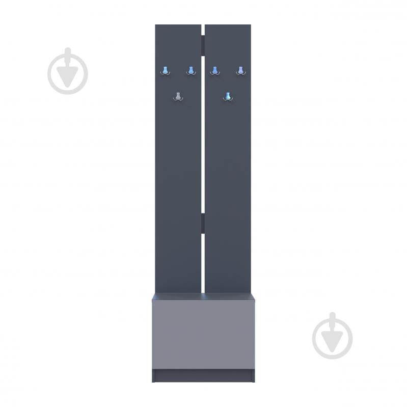 Вішалка для одягу Doros Сола 2150х600х400 мм графіт - фото 4