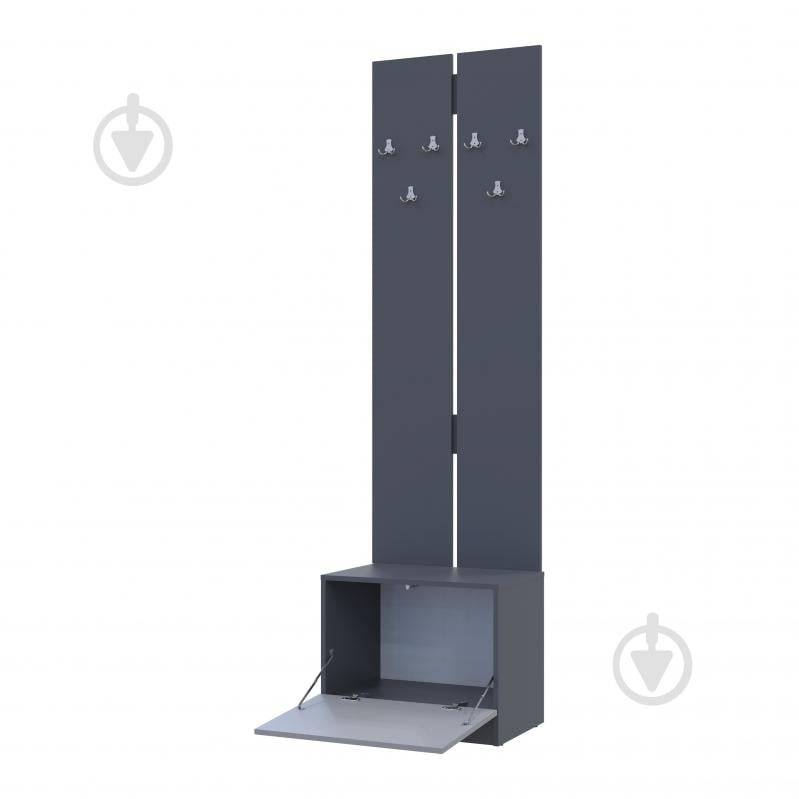 Вішалка для одягу Doros Сола 2150х600х400 мм графіт - фото 2