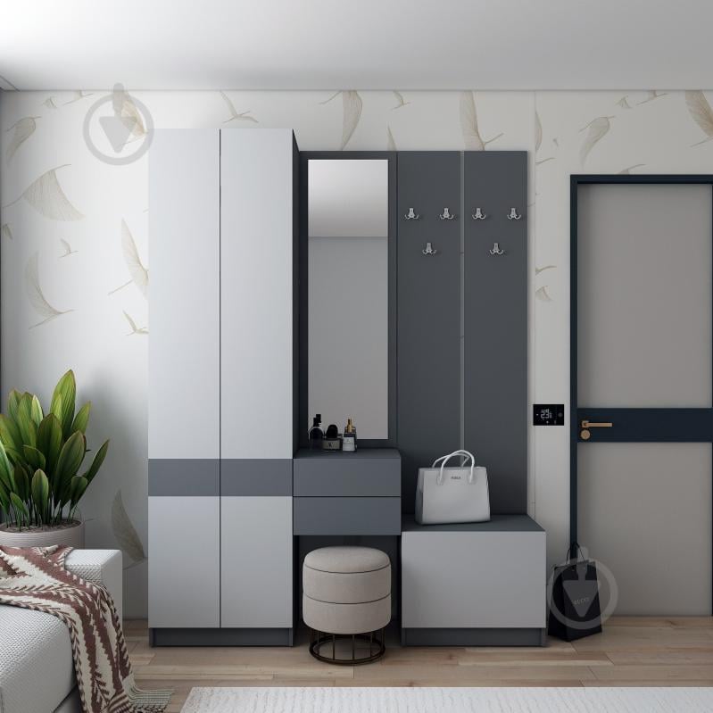 Вішалка для одягу Doros Сола 2150х600х400 мм графіт - фото 3