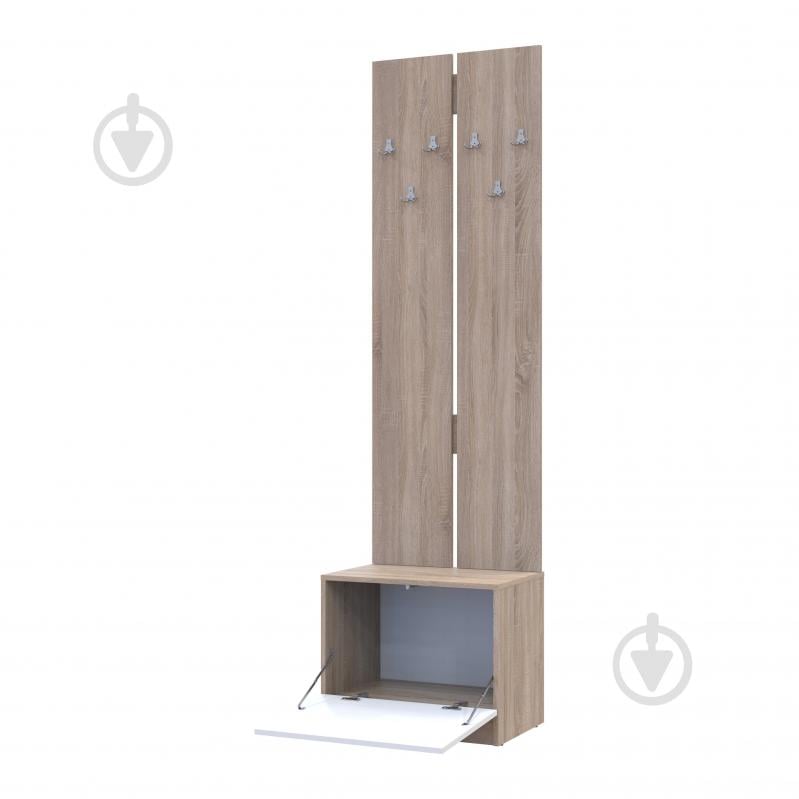 Вешалка для одежды Doros Сола 2150х600х400 мм дуб сонома - фото 2 Вешалка для одежды Doros Сола 2150х600х400 мм дуб сонома - фото 2