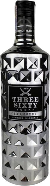Водка THREE SIXTY SIXTY VODKA PROOF 50% 1 л - фото 1
