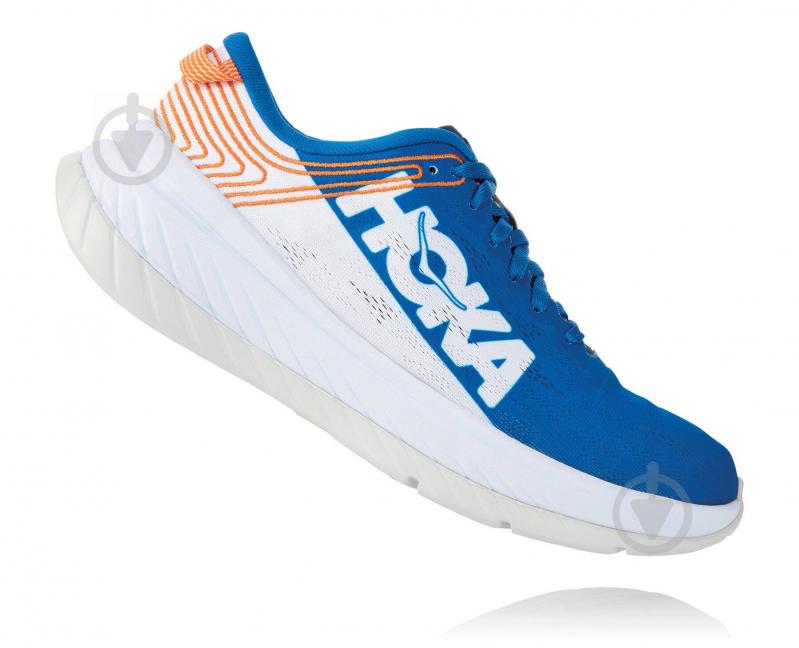 Кроссовки мужские демисезонные Hoka CARBON X 1102886|20 IBWT р.44 2/3 сине-белые - фото 2