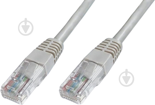 Патч-корд Digitus UTP 5е RJ 45 10 м grey (DK-1511-100) - фото 1