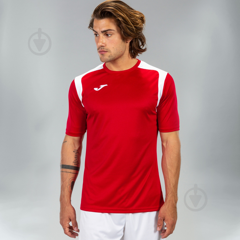 Футболка Joma T-SHIRT CHAMPIONSHIP V RED-WHITE S/S 101264.602 р.6XS5XS червоний - фото 2