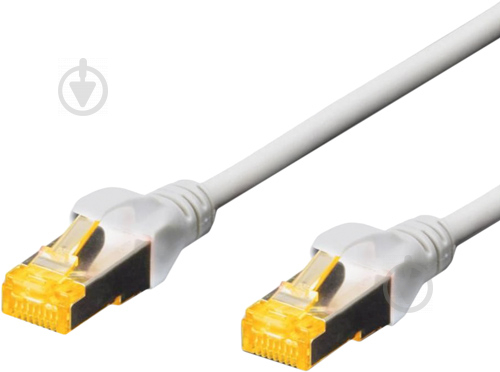 Патч-корд Digitus FTP 6a RJ 45 0.5 м grey (DK-1644-A-005) - фото 1