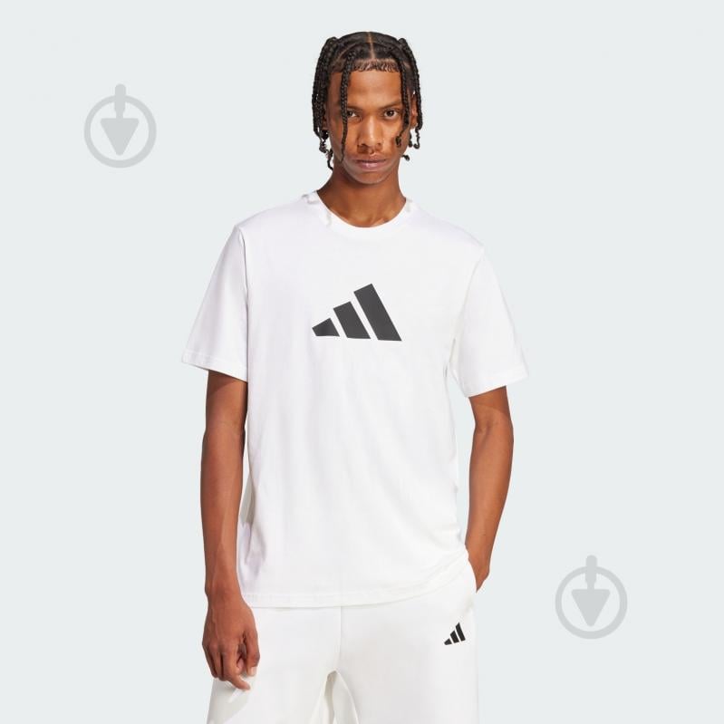 Футболка Adidas M FI 3BAR TEE JD4913 р.2XL білий - фото 1 Футболка Adidas M FI 3BAR TEE JD4913 р.2XL білий - фото 1