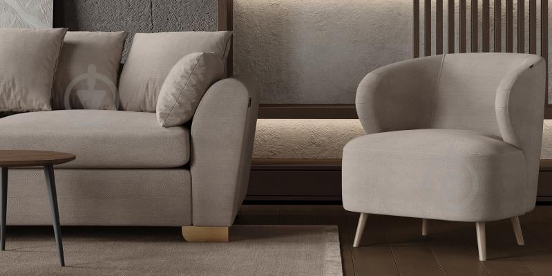 Диван нераскладной SOFALINO LEKKI бежевый 2300x960x660 мм - фото 6