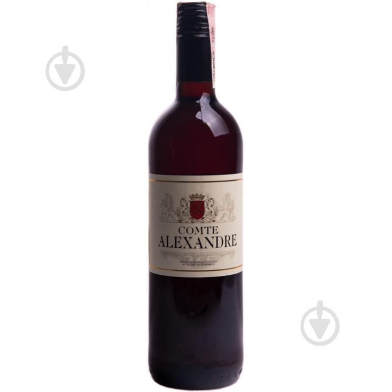 Вино COMTE ALEXANDRE COMTE ALEXANDRE RED красное сухое столовое натуральное 0,75 л - фото 1 Вино COMTE ALEXANDRE COMTE ALEXANDRE RED красное сухое столовое натуральное 0,75 л - фото 1