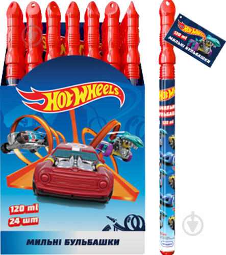 Мильні бульбашки Hot Wheels Чарівна паличка 120 мл T17297-U - фото 1