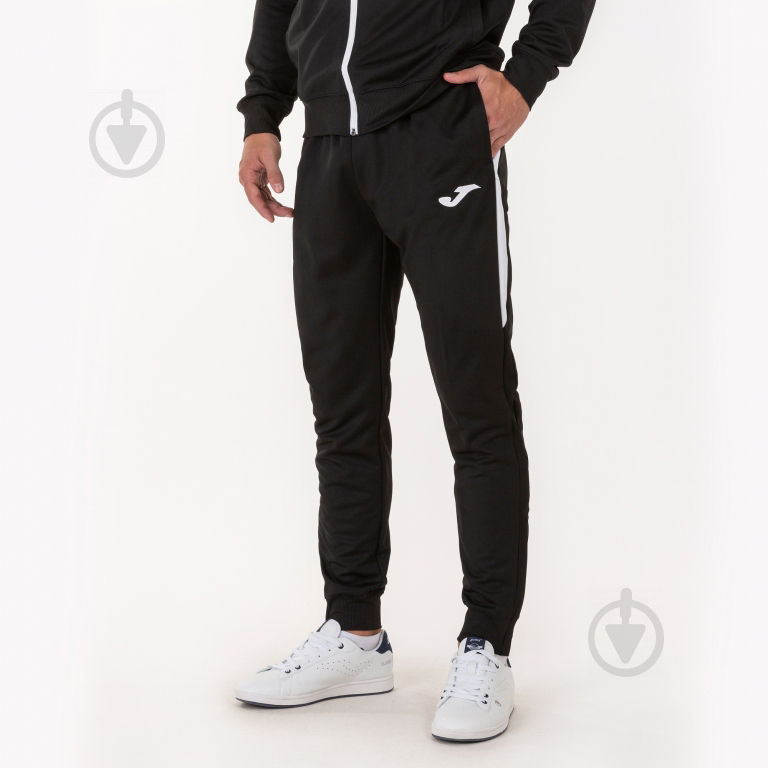 Спортивний костюм Joma TRACKSUIT CHAMPIONSHIP V BLACK-WHITE 101267.102 р. M чорно-білий - фото 6