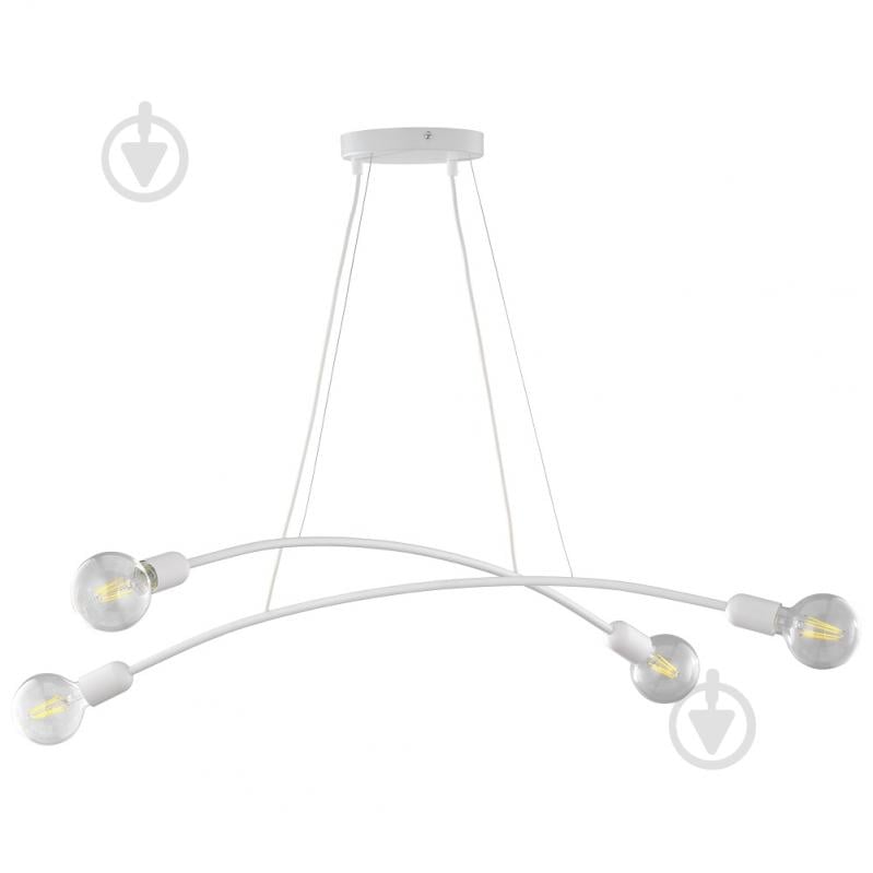 Люстра підвісна TK Lighting Helix 4x60 Вт E27 білий 6145 - фото 1