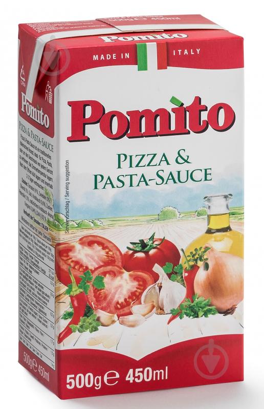 Томатный соус Pomito для Пиццы и Пасты Tetra Pak 500 г - фото 1