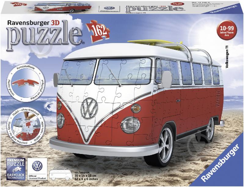 3D-пазл Ravensburger Легендарний мінівен VW T1 RSV-125166 - фото 1