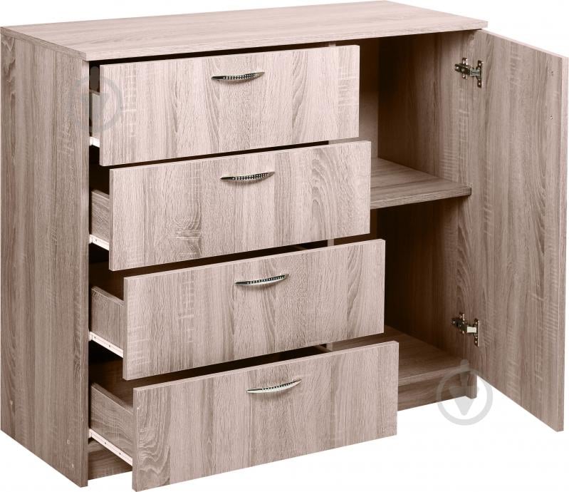 Комод К-4+1 дуб сонома трюфель - фото 3