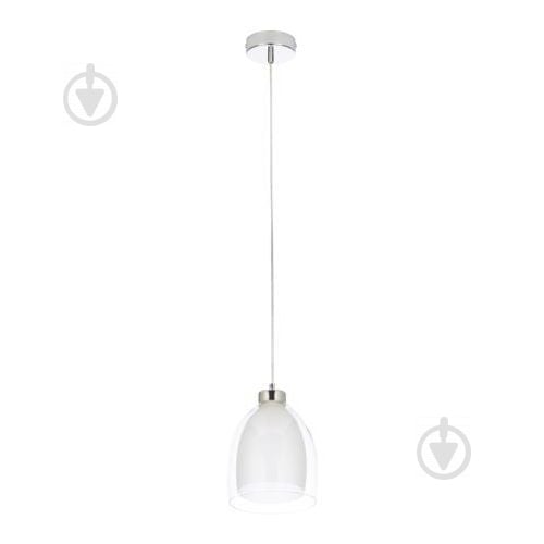 Подвес TK Lighting Roma 1x60 Вт E27 прозрачный/белый 4470 - фото 1