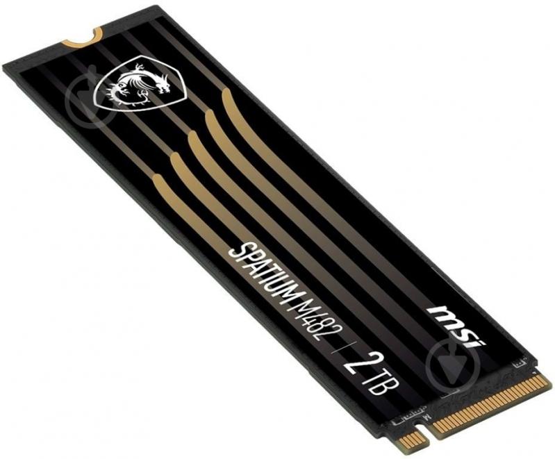 SSD-накопичувач MSI Spatium M482 2000GB M.2 PCI Express 4.0 x4 3D NAND (S78-440Q730-P83) - фото 4