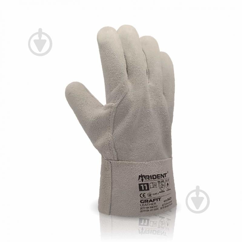 Краги Trident GRAFIT з покриттям спилок 2XL (11) 8627 - фото 1